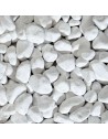 Galet blanc carrare en sac 25 Kg