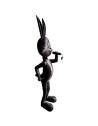 Lapin cartoon sculpture métallique 160x40x45cm