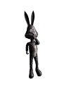 Lapin cartoon sculpture métallique 160x40x45cm