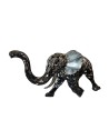Eléphant sculpture métallique 70x140x65cm