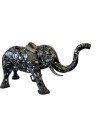 Eléphant sculpture métallique 70x140x65cm