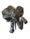 Eléphant sculpture métallique 70x140x65cm
