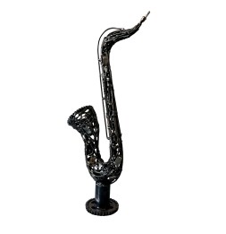 Saxo sculpture métallique 87x18x40cm