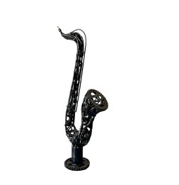 Saxo sculpture métallique 87x18x40cm