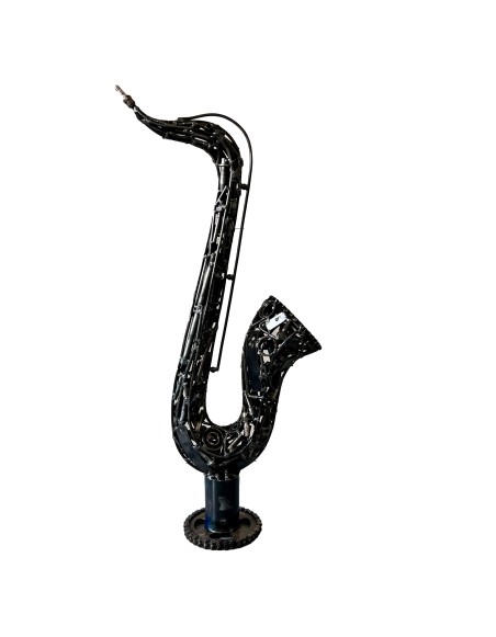 Saxo sculpture métallique 87x18x40cm