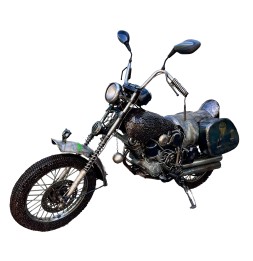 Moto sculpture métallique...