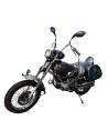 Moto taille réelle sculpture métallique 145x200x60cm