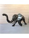 Eléphant sculpture métallique 70x140x65cm