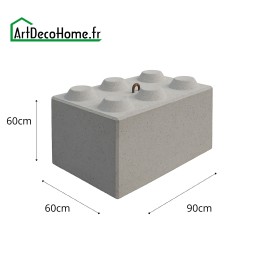 Bloc béton 90x60x60cm...
