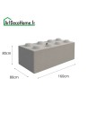 Bloc béton 160x80x80cm empilable