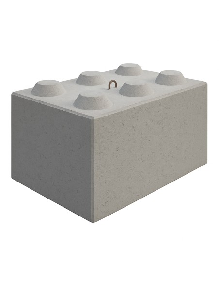Bloc béton 120x80x80cm empilable