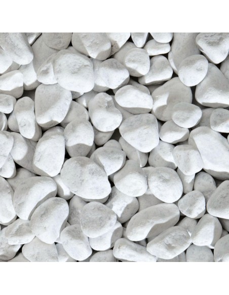 Galet blanc carrare en Bigbag 1T