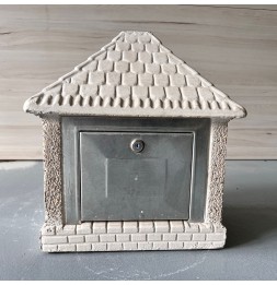 Boite aux lettres blanche 34x40x25cm