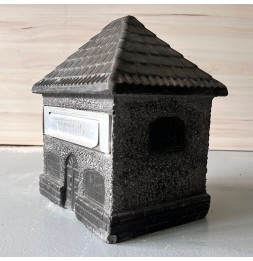 Boite aux lettres noire 34x40x25cm