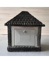 Boite aux lettres noire 34x40x25cm