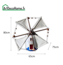 Moulin à vent 80x75x65cm