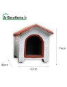 Niche béton 74x88x67cm