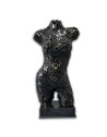 Buste femme sculpture métallique 85x40x28cm