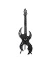 Guitare heavy sculpture métallique 183x57x40cm