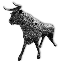 Taureau sculpture...