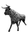 Taureau sculpture métallique 300x185x70cm