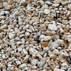 Concassé mélange jaune blanc gris en vrac