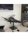 Poisson espadon sculpture métallique 60x110x45cm