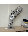 Tête de cheval sculpture métallique 75x60x40cm