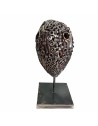 Coeur sculpture métallique 45x30x20cm