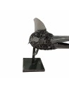 Poisson espadon sculpture métallique 60x110x45cm