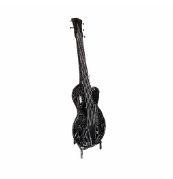 Guitare électrique sculpture métallique 145x45x35cm