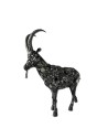 Bouquetin sculpture métallique 130x120x40cm