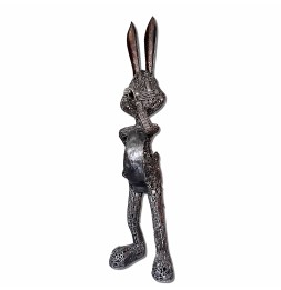 Bugs Bunny sculpture métallique 230x65x75cm