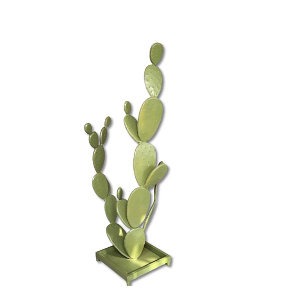 Cactus sculpture métallique 160x60x60cm