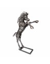 Cheval cabré sculpture métallique 160x170x40cm