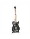 Guitare basse sculpture métallique 160x50x40cm