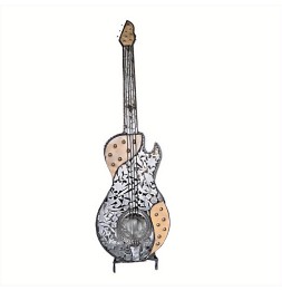 Guitare géante sculpture...