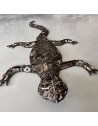 Lézard sculpture métallique 150x70x10cm