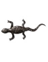 Lézard sculpture métallique 150x70x10cm