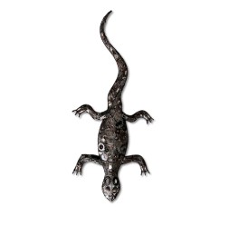 Lézard sculpture métallique 150x70x10cm