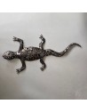 Lézard sculpture métallique 150x70x10cm