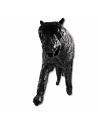 Panthère noire sculpture métallique 200x90x45cm