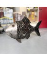 Poisson sculpture métallique 100x60x20cm