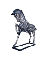 Cheval sculpture métallique 290x205x60cm