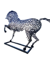 Cheval sculpture métallique 290x205x60cm