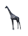 Girafe sculpture métallique 283x190x45cm