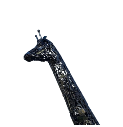 Girafe sculpture métallique 283x190x45cm