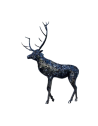 Cerf sculpture métallique 270x200x150cm