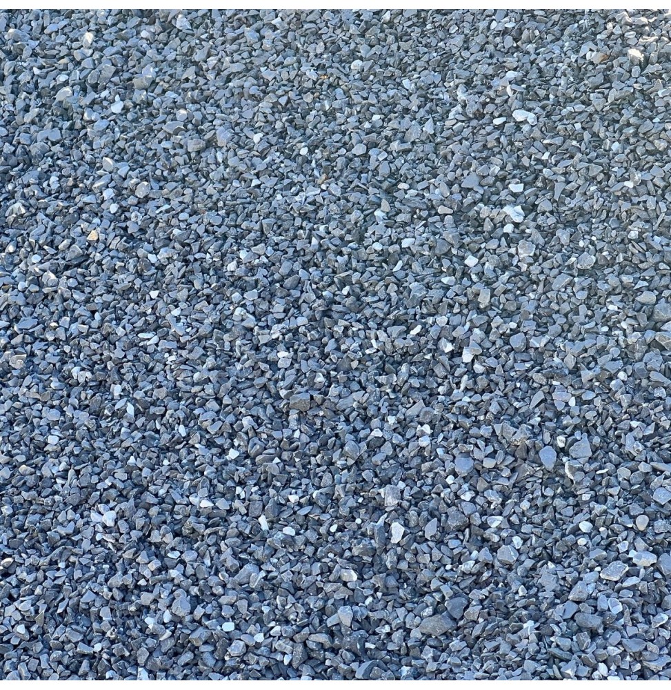 Concassé gris anthracite veiné blanc 10/20 en vrac