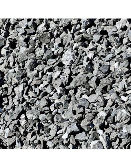 Concassé gris anthracite veiné blanc en vrac